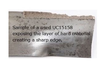 Self-sharpening blade