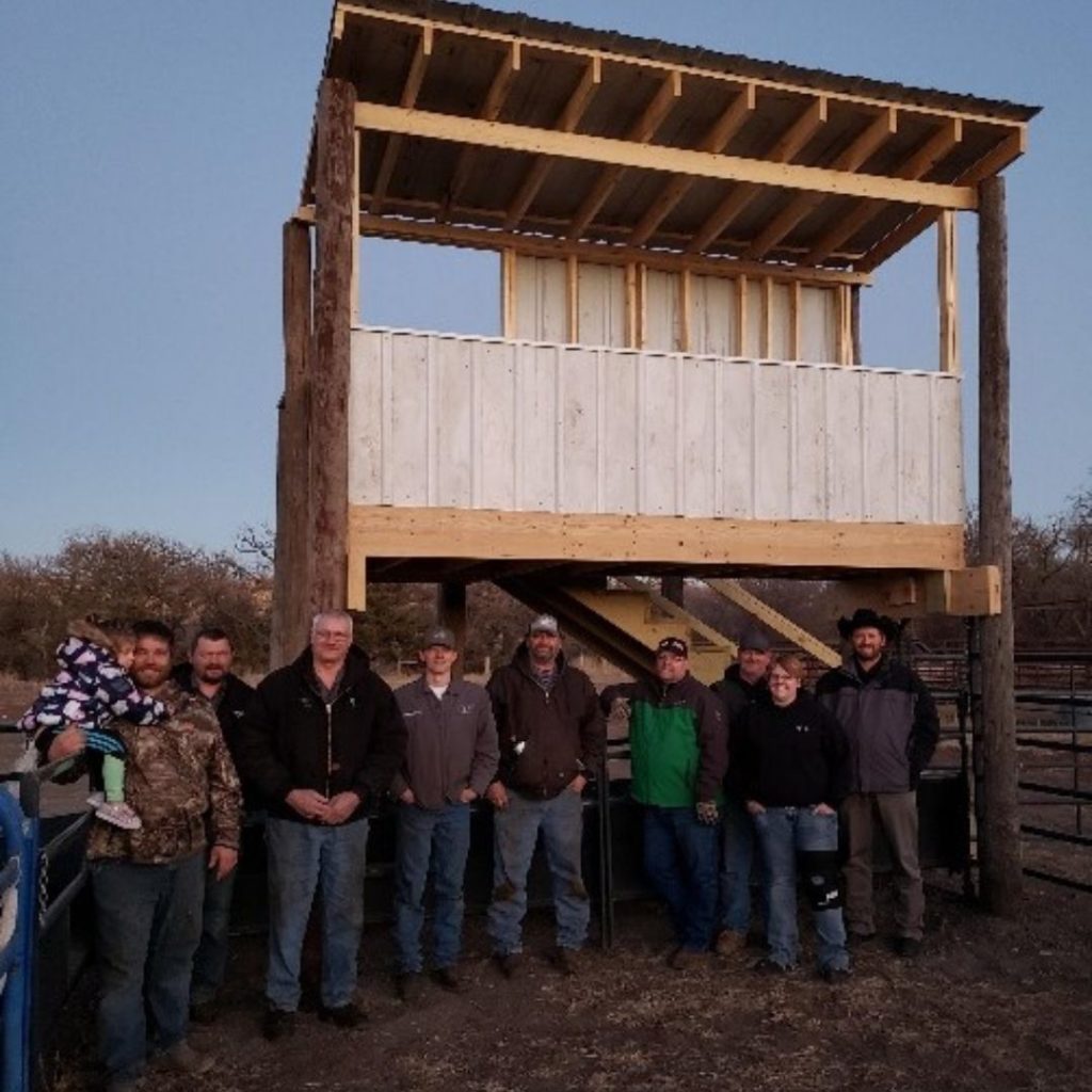 C & B Chamberlain built a new crow’s nest for the Brule County Rodeo grounds.